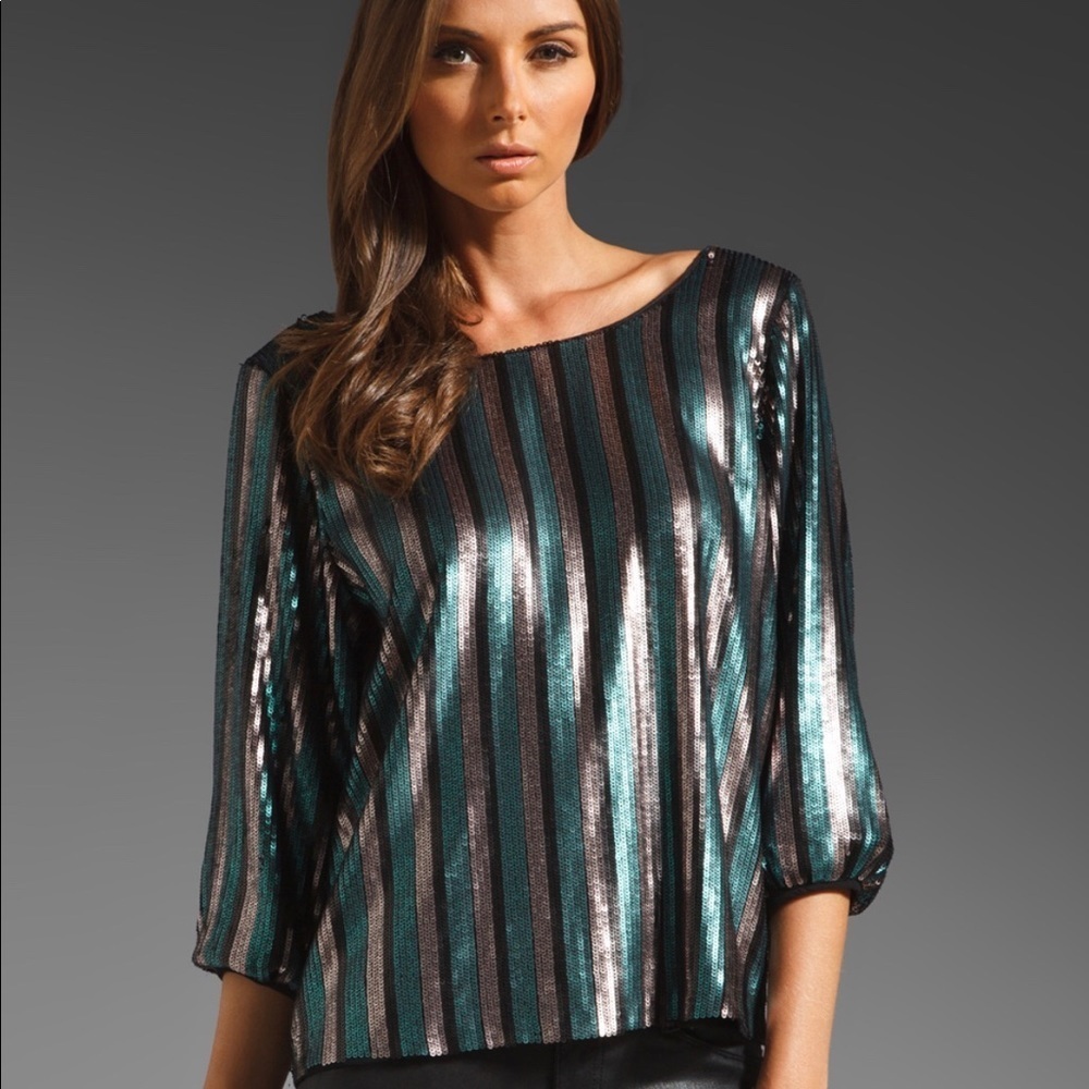 NWT-Rory Beca | Revolve Yale Sequin Top